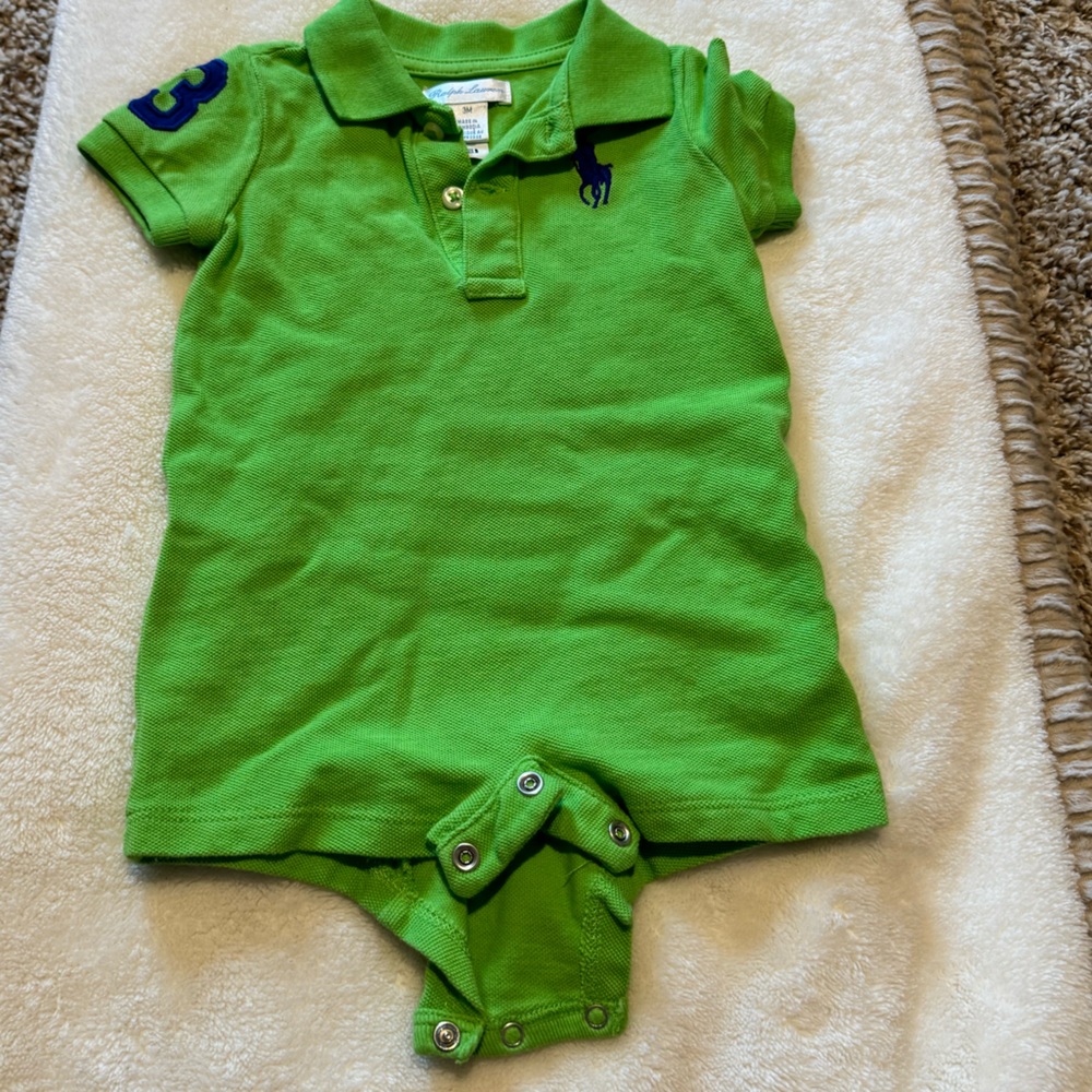 Ralph Lauren Lime Romper